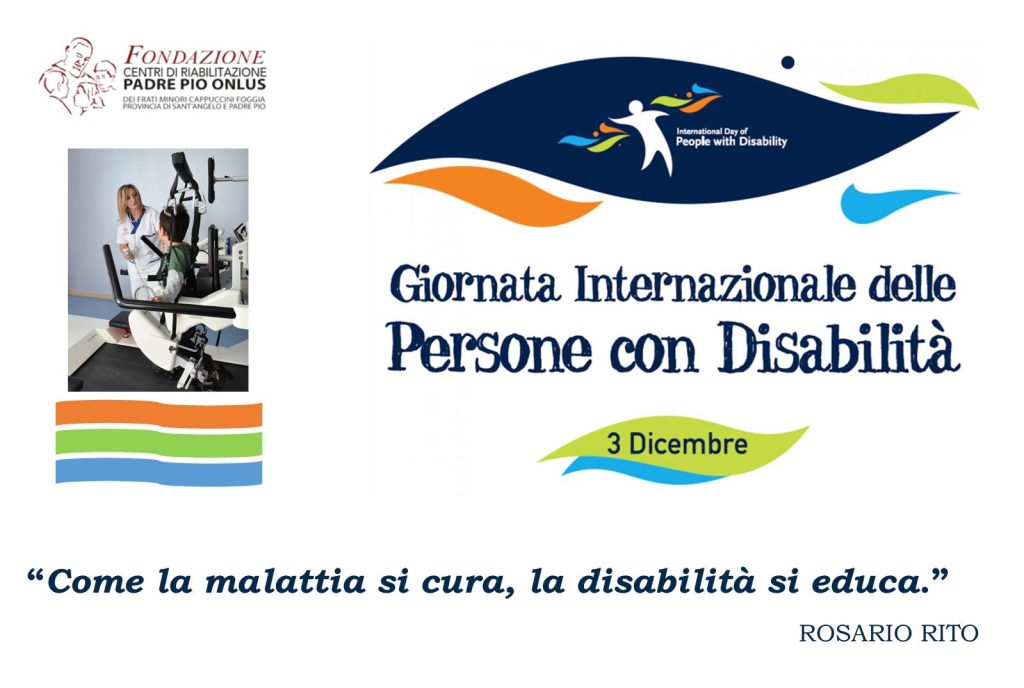 GIORNATA INTERNAZIONALE DELLE PERSONE CON DISABILITA’